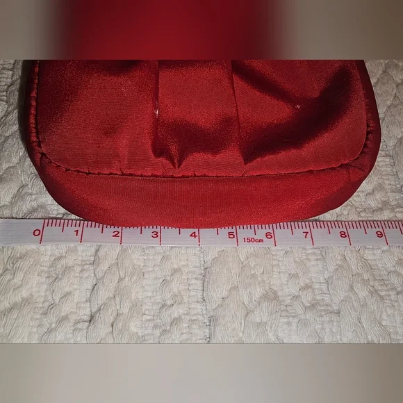 Brighton Mini Crossbody Lightweight Nylon Red Shoulder Wallet - Picture 13 of 15